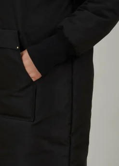 Nylon Coat With Anorak Pocket