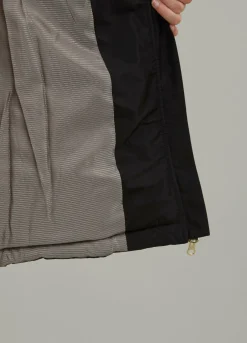 Nylon Coat With Anorak Pocket