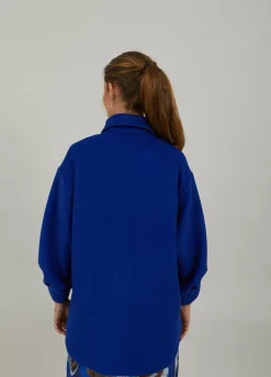Overshirt With Puff Sleeves