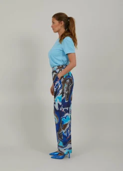Pants In Flow Print