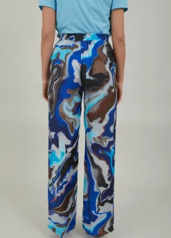Pants In Flow Print