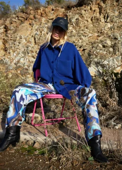 Pants In Flow Print