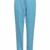 Pants In Heringbone Print