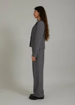 Pinstripe Trousers