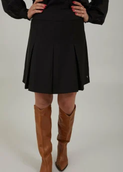Pleated Mini Skirt