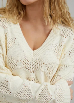 Pointelle Seawool Knit