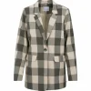 Relaxed Blazer W. Big Checks