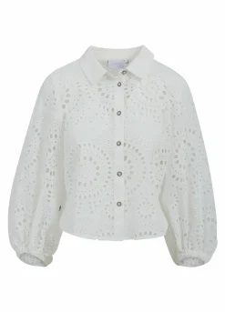 Shirt In Broderie Anglaise