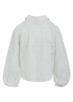 Shirt In Broderie Anglaise