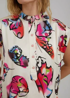 Shirt W. Butterfly Print
