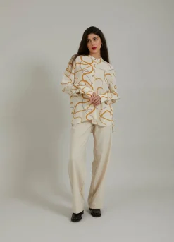 Shirt W. Chain Print