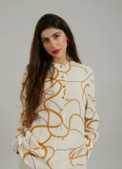 Shirt W. Chain Print