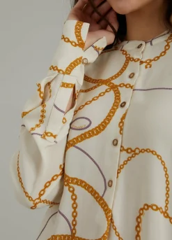 Shirt W. Chain Print