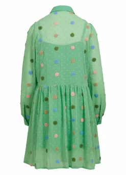 Short Dress W. Dot Texture