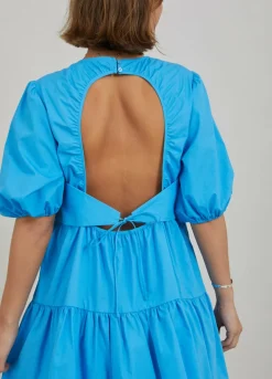 Short Dress W. Open Back