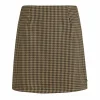 Short Skirt In Houndstooth