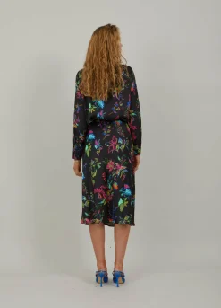 Skirt In Glowing Print