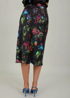 Skirt In Glowing Print