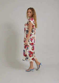 Skirt W. Butterfly Print