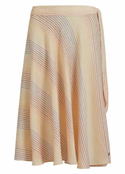 Skirt W. Rainbow Stripe Print