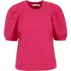 Sweat Shirt With Pleats