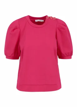Sweat Shirt With Pleats