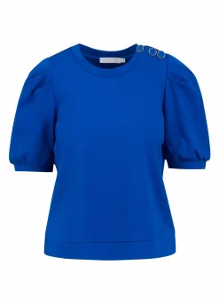 Sweat Shirt With Pleats