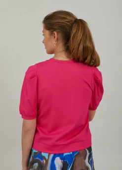 Sweat Shirt With Pleats