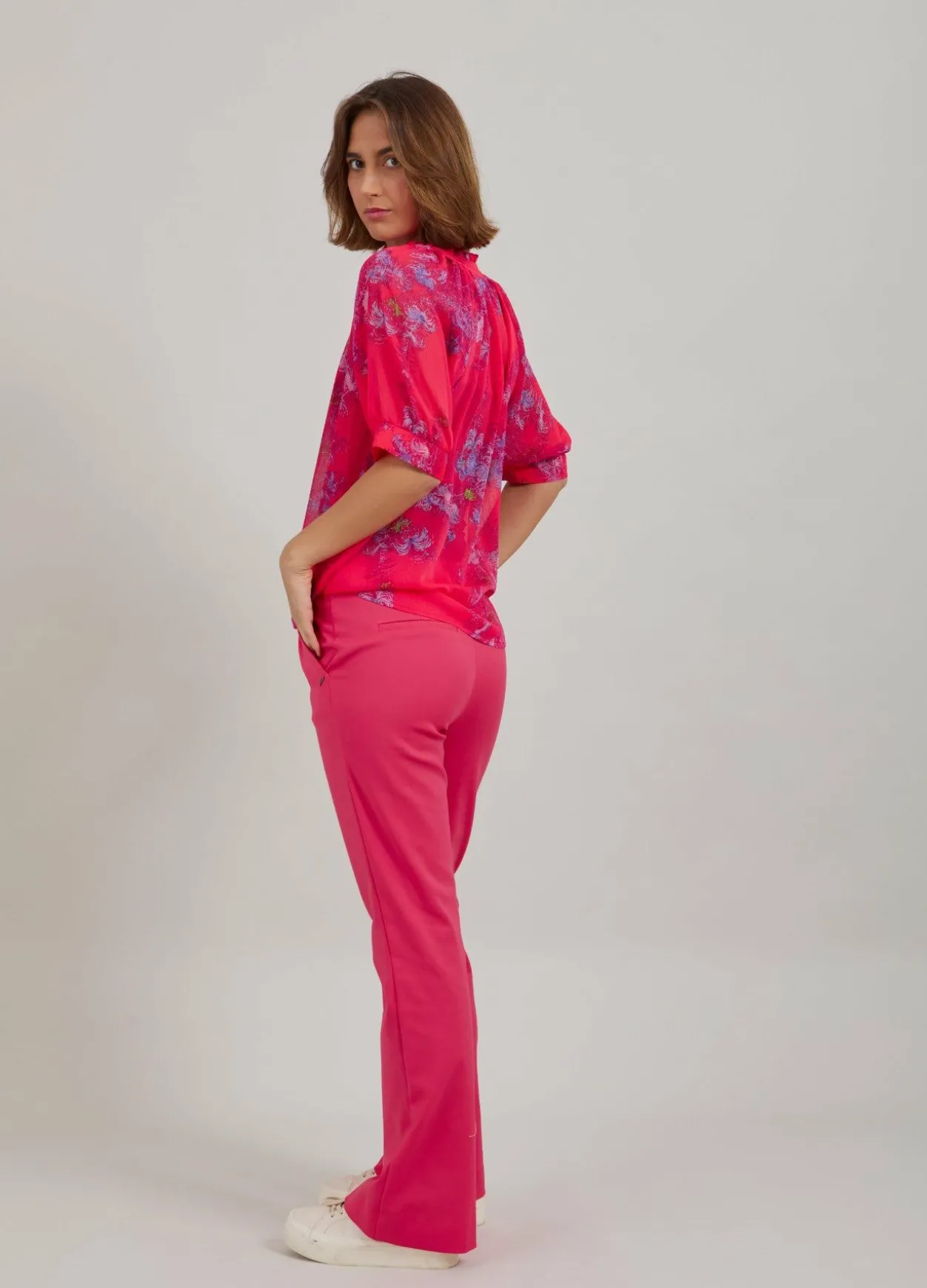 Top In Feather Bloom Print