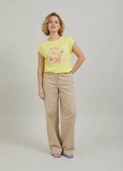 T-Shirt W. Feather Print