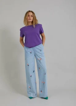 T-Shirt W. Pleats